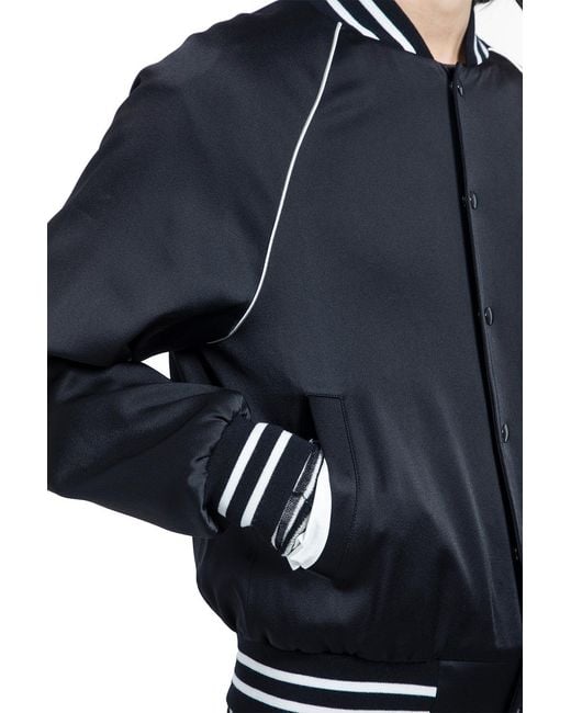 Ann Demeulemeester Blue Esko Bomber for men