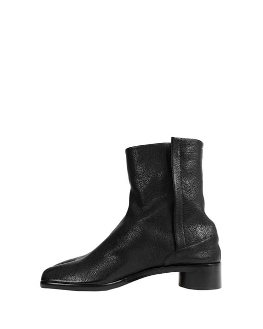 Maison Margiela Black Tabi Ankle Boots for men