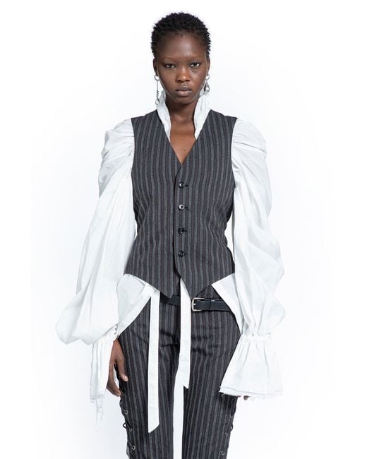 Ann Demeulemeester Blue Stanse Classic Waistcoat