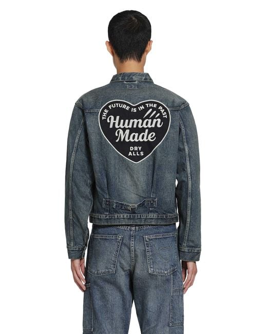 Human Made Blue Future Denim Work Jacket for men