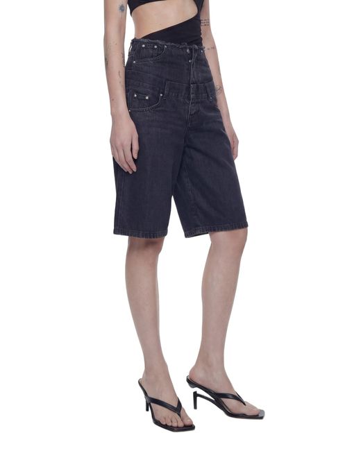 NVL-GARDE Blue Double Layer Shorts