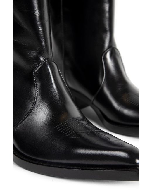 Khaite Black Clive Ankle Boots