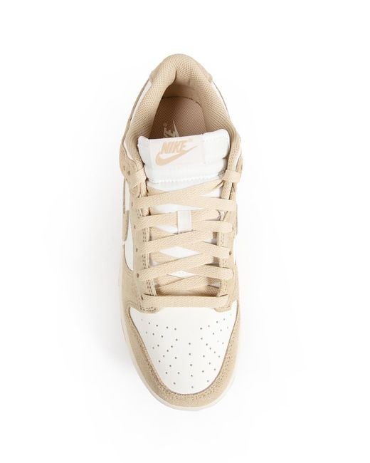 Nike White Dunk Low Se Sneakers