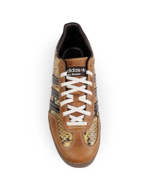 Adidas Brown X Wales Bonner Gazelle Sneakers for men