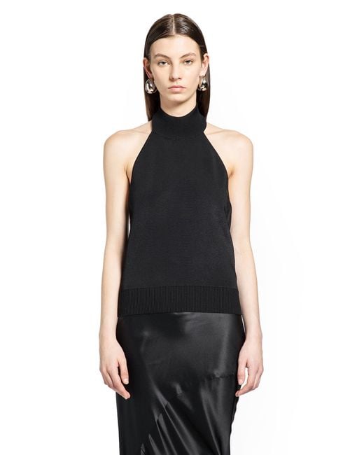 Givenchy Black Halterneck Top