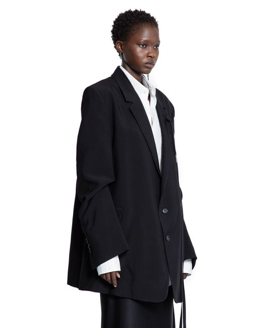 Ann Demeulemeester Blue Agnes High Comfot Tailored Blazer