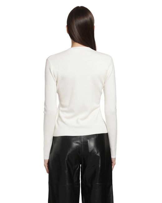 Max Mara White Mxmmanto Sweater