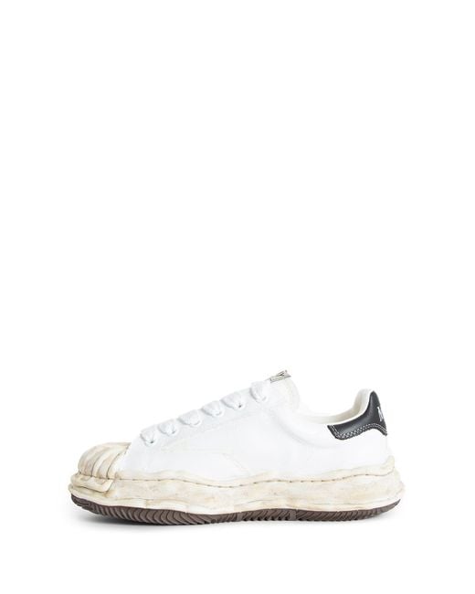 Maison Mihara Yasuhiro White Blakey/Original Sole Low Sneakers for men