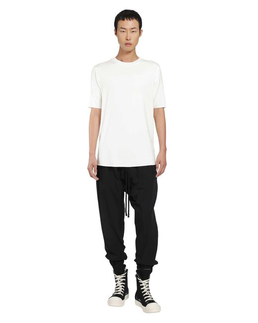 Thom Krom White Viscose Jersey T-Shirt for men