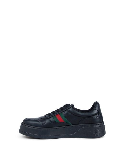 Gucci Black Leather Sneaker for men