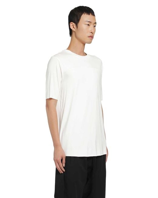 Thom Krom White Viscose Jersey T-Shirt for men