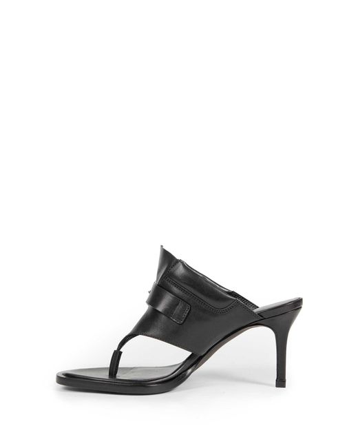 Ann Demeulemeester Black Bri Thong Mules