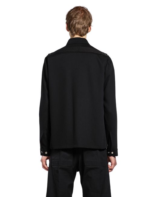 Rick Owens Black Temple Brad Jacket for men