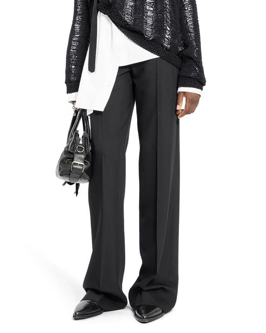 Ann Demeulemeester Black Maaike Flared Comfort Trousers
