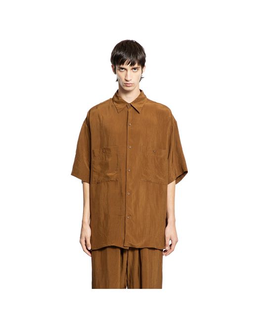 Uma Wang Brown Teorya Top for men