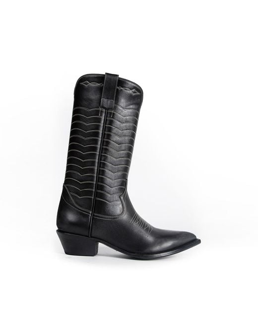 Enfants Riches Deprimes Black Split Ends Cowboy Boots for men