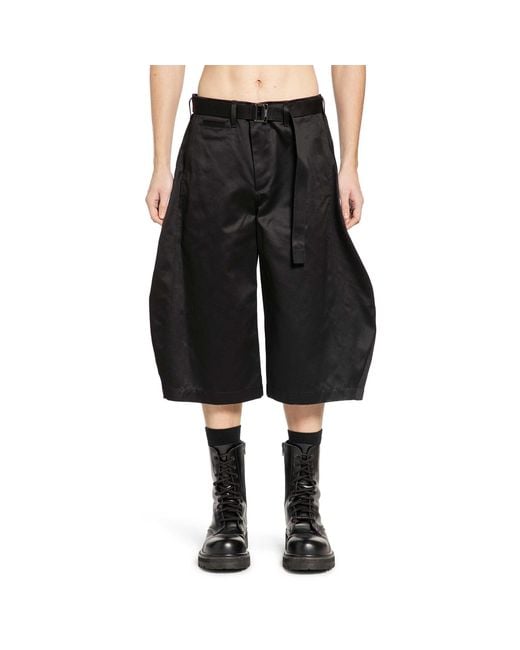 【Sacai】Cotton Chino Pants black 1【25AW】 Sacai Cotton Chino Pants in Black for Men | Lyst