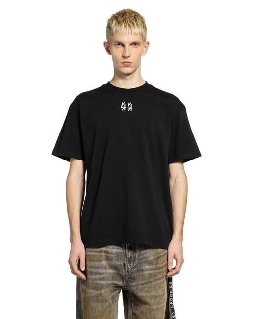 44 Label Group Black Classic 44 T-Shirt for men