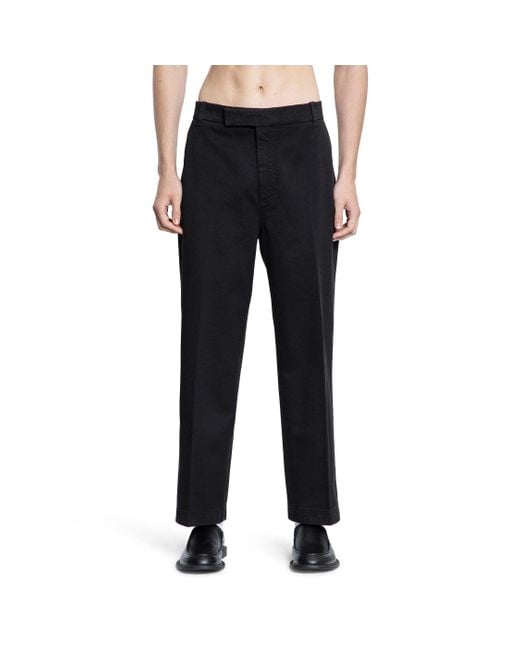 Thom Browne Blue Garment Dyed Chinos for men