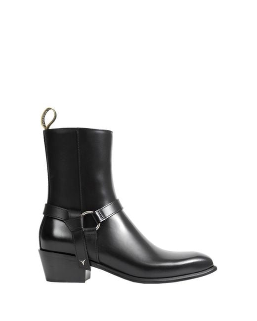 Fendi Black Double O Ankle Boots