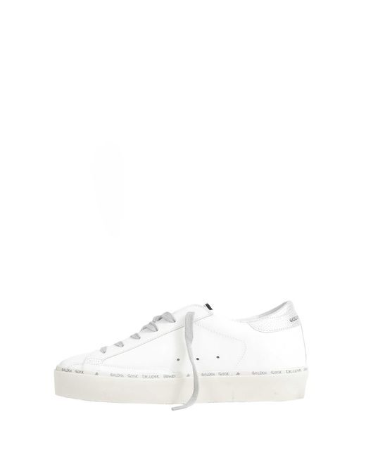 Golden Goose Deluxe Brand White Hi Star Sneakers
