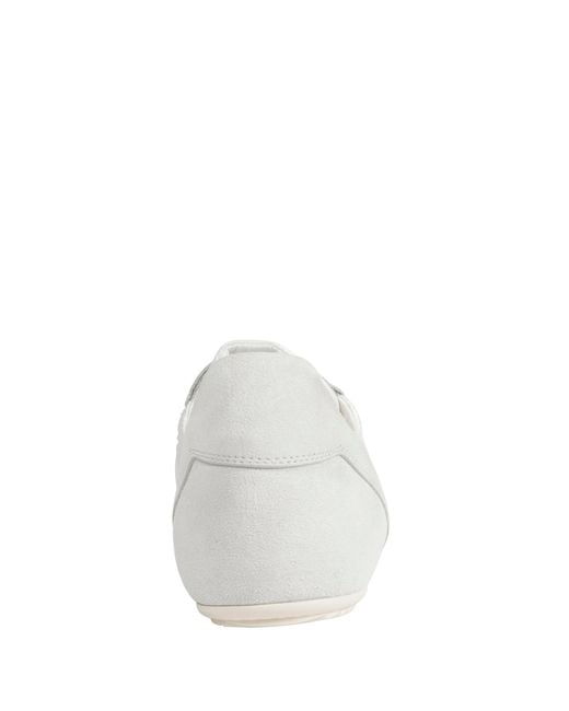 Rick Owens White Temple Minimal Sneakers for men