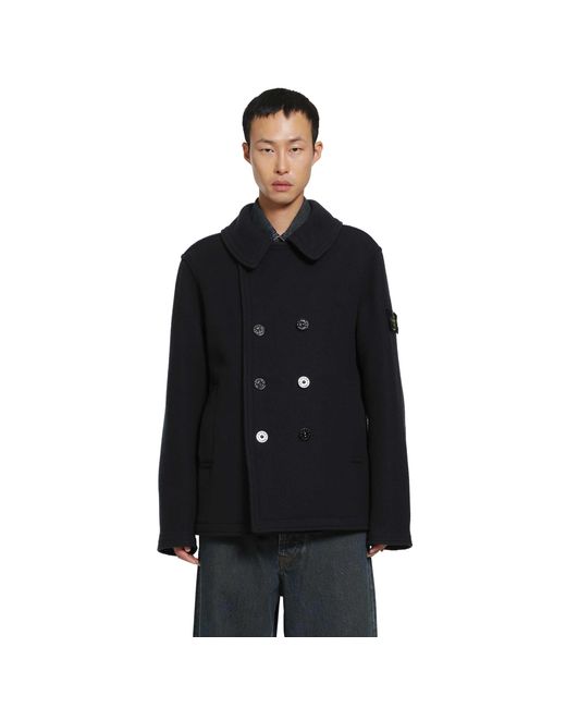 Stone Island Black 4100040 Jacket for men