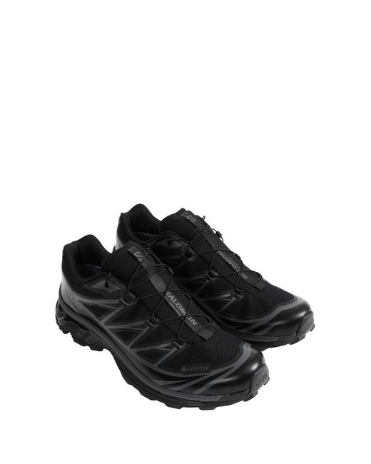 Salomon Black Xt-6 Gore-Tex Sneakers for men