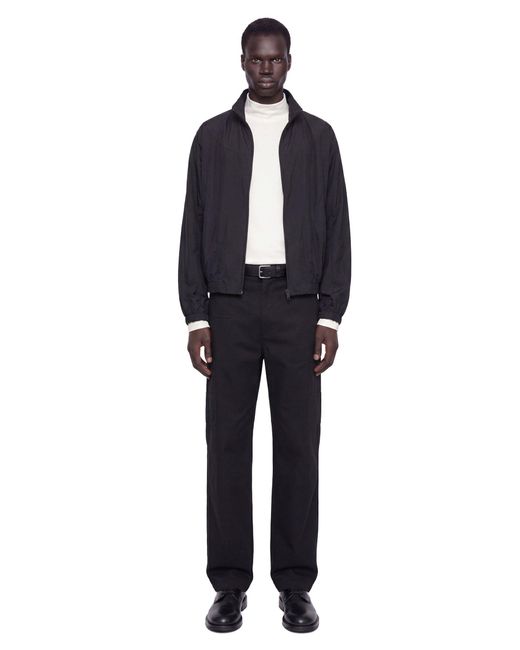 Givenchy Blue Mix Material Cut Outs Blouson for men