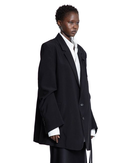 Ann Demeulemeester Blue Agnes High Comfot Tailored Blazer