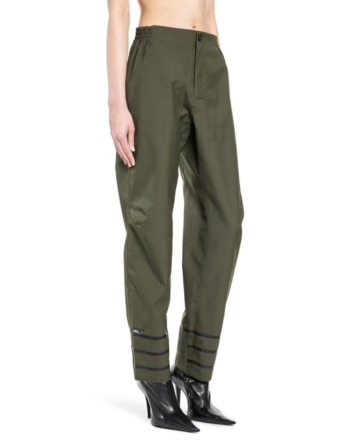Coperni Green Technical Tailored Pants