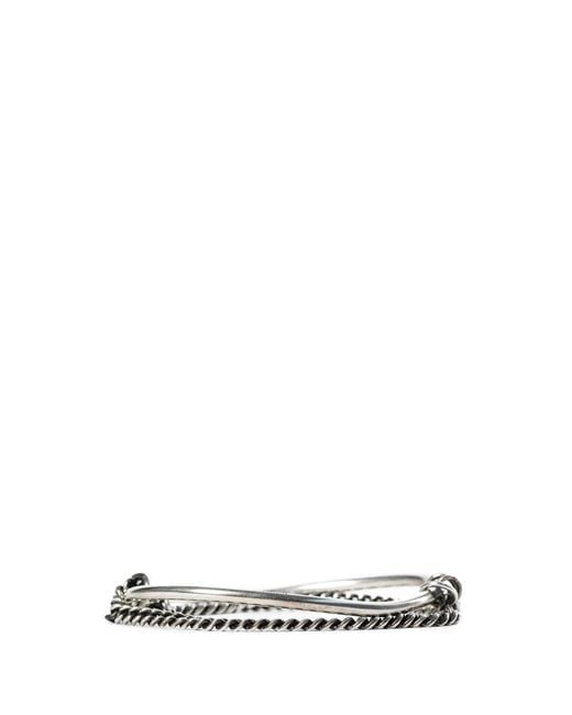 Ann Demeulemeester White Vokko Bangle
