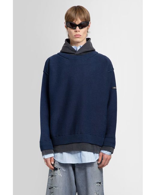 Balenciaga Blue Knitwear for men