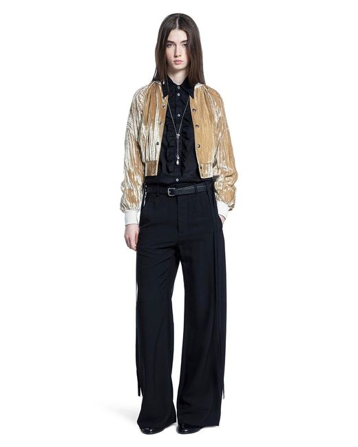 Ann Demeulemeester Blue Arya Bomber