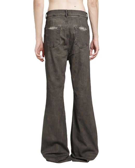Rick Owens Gray Tower Bolan Bootcut for men