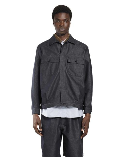 Comme des Garçons Black Raw Denim Jacket for men