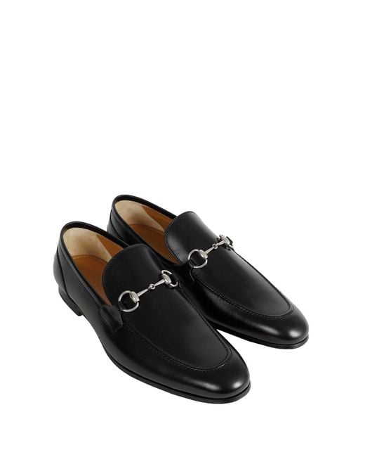 Gucci Black Jordan Leather Loafer for men