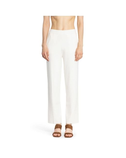 Max Mara White Arno Sweatpants