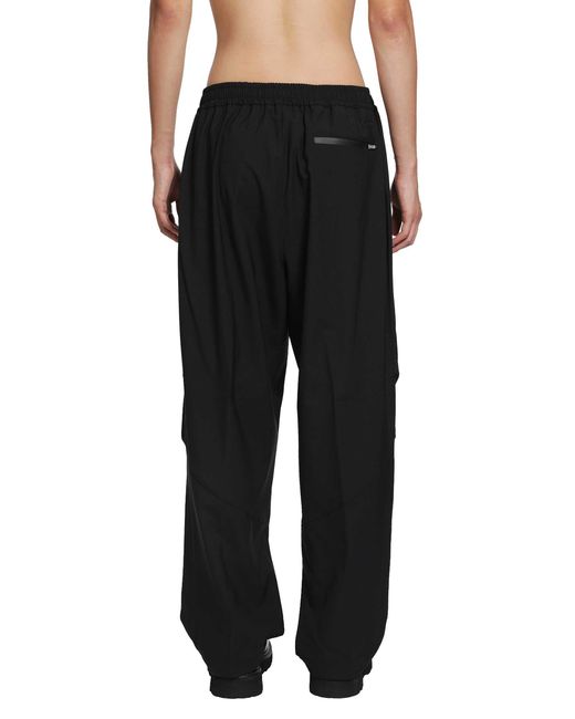 Laminar Black Nylon Wool Pants for men