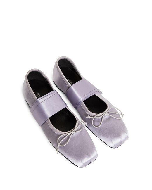 Ann Demeulemeester White Paloma Ballerinas