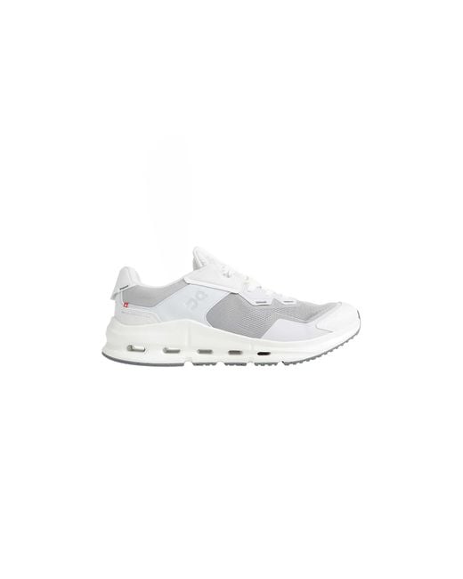 On Shoes White Cloudnova Rift Sneakers for men