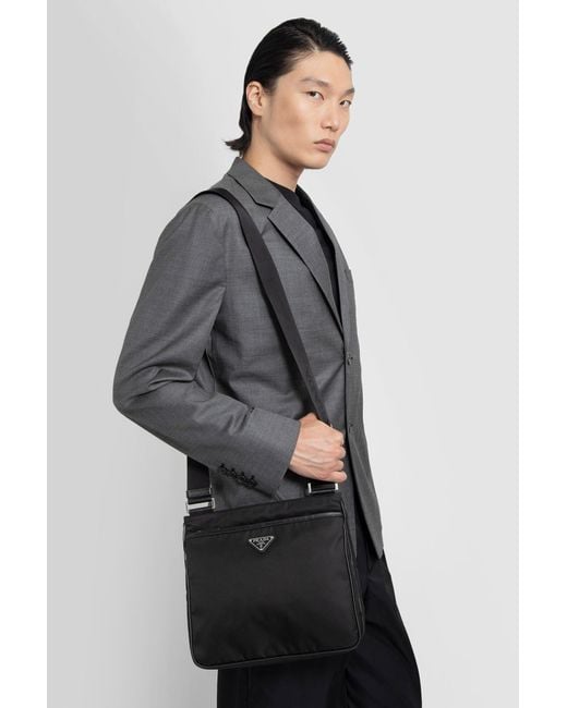 Prada Black Shoulder Bags for men