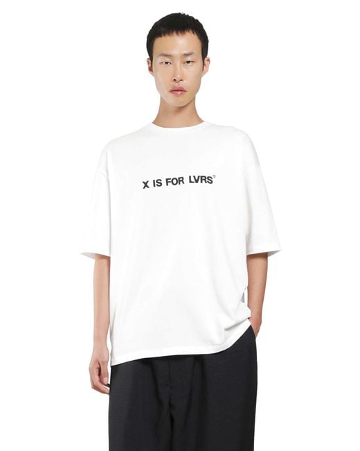 ADRIATIQUE White X Antonioli Lvrs Boxy Tee for men
