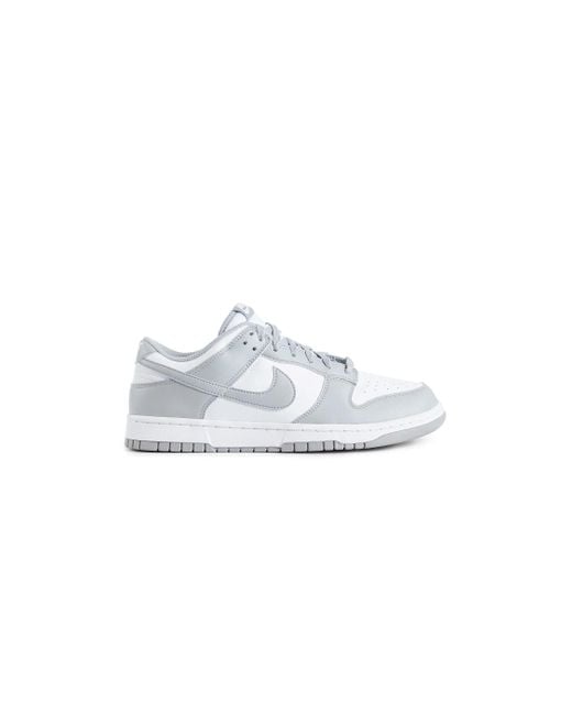 Nike White Dunk Low Sneakers for men