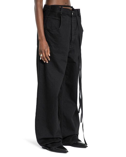 Ann Demeulemeester Black Jeans