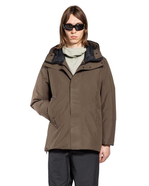 Goldwin Brown Gore-Tex Snow Range Down M/L Jacket for men