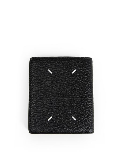 Maison Margiela Black Folded Compact Cardholder