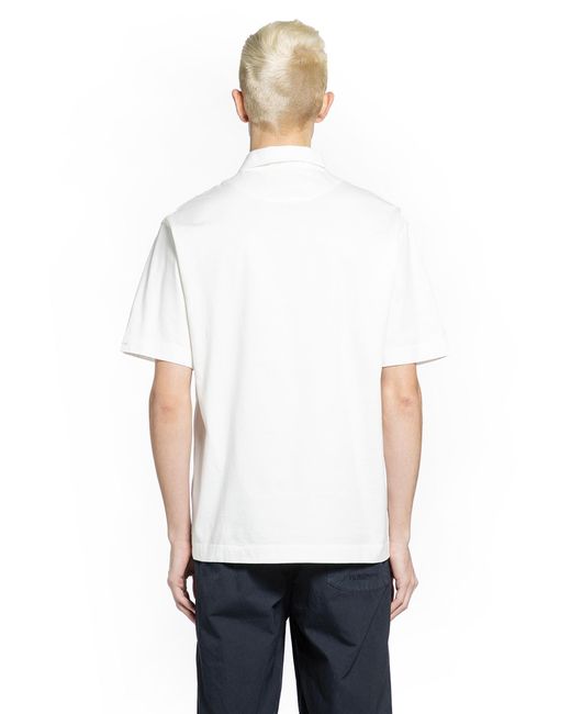 Massimo Osti Studio White Polo Shirt for men