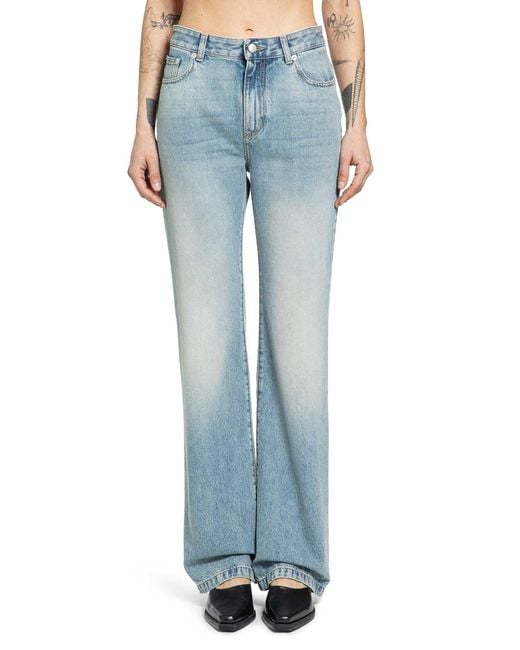 McQueen Blue Straight Leg Jeans