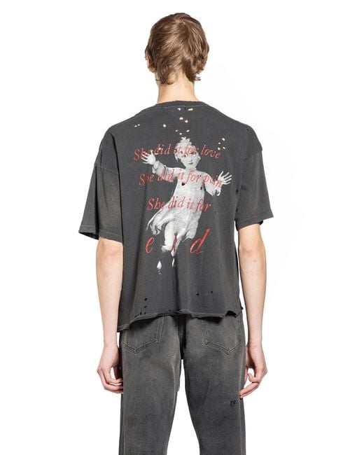 Enfants Riches Deprimes Gray Well Of Loneliness T-Shirt for men